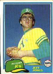 1981 Topps Baseball Cards      687     Jeff Jones RC